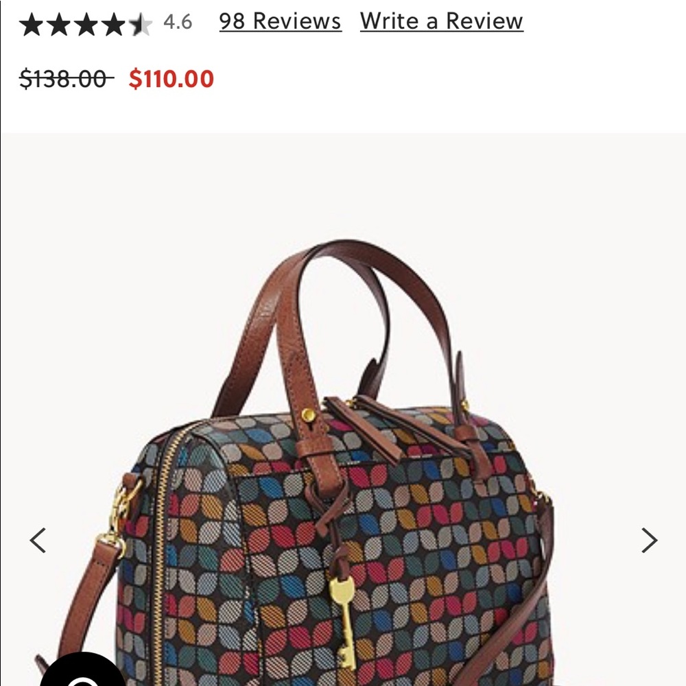 Fossil Rachel Satchel Bag